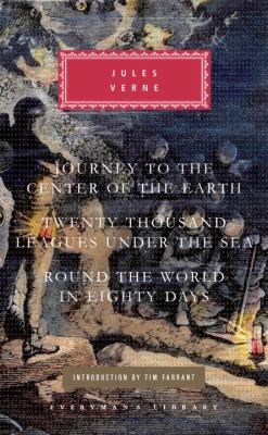 Journey to the center of the Earth Twenty thousand leagues under the sea ; Round the world in eighty days Book cover